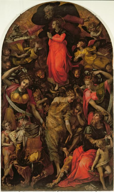 Dispute over the Immaculate Conception by Carlo Portelli
